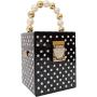 Custom 2024 Mini box Banquet Clutch Purse Mini Wedding bag With Chain New Women Full Side Colorful Stone Evening Handbag