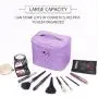Inspired Designer Makeup Case Purple Makeup Brush Bag Organizer Storage Box Make up  Brush  Beauty Cas Makeup Box Case