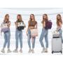 LOVEVOOK 13 14 Inch stylish women cute backpack oem customized wholesale smart kid backpack school bags teenager backpack 2024