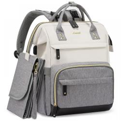 LOVEVOOK Diaper Bag Backpack Baby Bag with Changing Station Large Capacity Diaper Backpack for Mom Dads Waterproof Mommy Bag