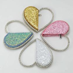 2024 Custom Party Glitter PU Leather Purse Handbag For Women Ladies Evening Bag