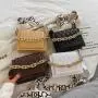 Fashion Luxury Chains Sewing Thread Crossbody Hand Bags For Women PU Ladies Purses Girl Diamond Lattice Button Square Handbags
