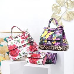 top selling textures handbag for women cute luxury printing ladies bags chicken tracks designer bags wholesale supplier 28 cm