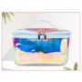 PVC Wash Toiletry Bag Wholesale Customized Waterproof Laser Travel Make Up Cosmetic Bag Travel-Friendly With High Click