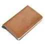 OEM041 Leather Men Aluminum Wallet Back Pocket ID Card holder RFID Blocking Mini Wallet Automatic Credit Card Coin Purse