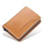 OEW011 RFID Blocking Leather Business Card Wallet Case PU Business Card Holder Pop Up Aluminum Card Case Men's Coin Purse