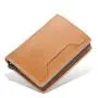 OEW011 RFID Blocking Leather Business Card Wallet Case PU Business Card Holder Pop Up Aluminum Card Case Men's Coin Purse