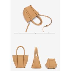 KBW169 2023 New Niche Vegetable Basket Head Layer Cowhide Handbag Bucket Bag Mini Crossbody Shoulder Bag