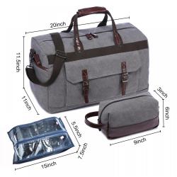LOVEVOOK 2022 wholesale lightweight 2pc ladies tote bags foldable gym overnight duffel bags men weekender travel bags