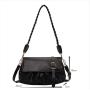 Ladies Casual Handbags Crossbody Bags Trendy Pleated Underarm Shoulder Bags For Women