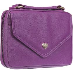 Purple Color Premium factory custom sublimation leather bible bag bible case cover