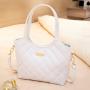 2024 Trendy Women's Crossbody Tote Bag with Single Handle Simple Embroidered Sequin Decoration Portable Foreign Trade Handbag