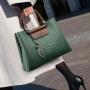 The New Fashionable Woman Handbag Custom The Versatile Silk Scarf Small Square Bag Pleated Embroidery Chain Crossbody Bag