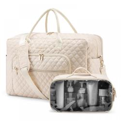 LOVEVOOK wholesale 2pcs Tote Duffel Weekender Bag wet and dry separation Swim Gym Bag for Travel Sports Camping Duffel bags