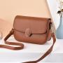 Factory Price Pure Color Women's Handbag Custom OEM Pu Leather Crossbody Bags For Women High Quality Handbags Brands China