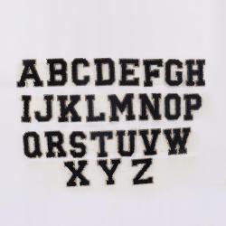 High Quality Durable Using Various  Pearl letter Patch Stick On A-Z Patches Pearl Letter Cute And Distinctive Pearl Patch Letter
