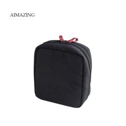 Compact Convenient Small Size Makeup Pouch with Waterproof Material and Multiple Compartments for Travel and Daily Use