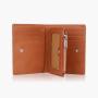 Slim Wallet Men Leather Short Wallet  Card Holder RFID Bifold Wallet With Coin Purse