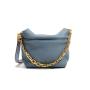 New Designer Metal Chains Handle Woman Bag 2021 Ladies Handbags Fancy Cloud Shoulder Bag