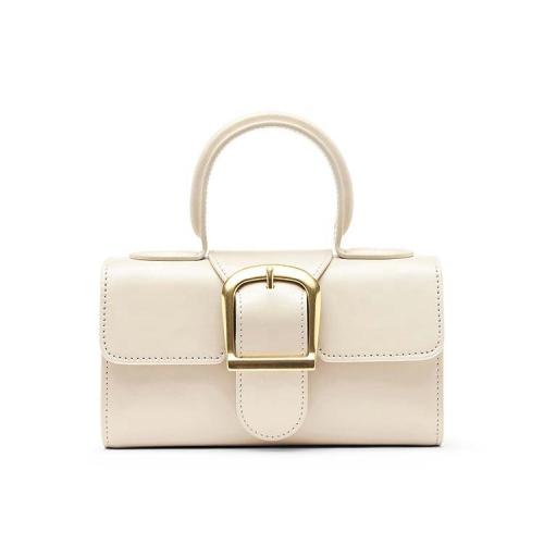 Hot Selling White Handbags Designer Brand Pu Leather Square Ladies Crossbody Bags Custom Logo Vegan Fashion Women Hand Bags