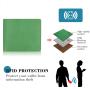 Wallet Slim Leather Bifold Design RFID Protected Holds 5-12 Cards Coin Pouch Flat Note Section Hidden Pocket