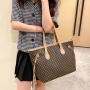 Factory Wholesale PU Leather Ladies Tote Bag High Quality Large Capacity Shoulder Handbags For Women