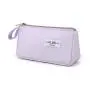 Gelory Primary And Secondary School Student Stationery Storage Bag Zipper Solid Color Pencil Pouch