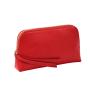 Women Toiletry Bag Pu Leather shell shape Custom logo leather travel toiletry bag