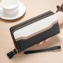 OEW209 Hot Sale Fashion Design Women Wallet Business ID Credit Card Holder Long Handhelding Wallet Double Zipper Coin Purse