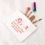 ODM Factory Eco-Friendly Soild Canvas Zipper Makeup Pouch Custom Logo Cotton Travel Cosmetic Bag