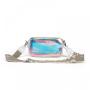 Hec Fashion Women Transparent Shoulder Crossbody Bag New Trend Silver Pvc/Pu Ladies Purse Latest Design  for