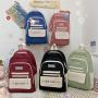 ZR353 Cute Backpack Girl Large Capacity Ins Student Japanese Korean Minimalist Fashion Nylon Backpack Schoolbag