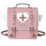 KBW431 Retro Women Shoulder Bag New Pu Dark Wind Love Angel Travel Crossbody Backpack Students Schoolbag For Girls