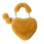New lady Plush love handbag chain bag shoulder mesengers coin purse bag plush Bag For Women