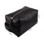 Customized Brand Travel Dopp Kit Wash Bag Men's Shaving Bag Leather Toiletry Bags For Men