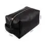 Customized Brand Travel Dopp Kit Wash Bag Men's Shaving Bag Leather Toiletry Bags For Men