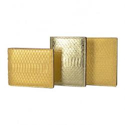 Custom Luxury Classic Real Genuine Snake Skin Leather Women Leather Bifold Slim Short Card Holder Wallet