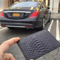 OEM ODM Customized High Quality Luxury guangzhou Factory Genuine Snake Skin Leather Card Holder ID Card Holder Samples