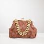 Hot Selling European And American Vintage Printed Gold Chain Embossed Cloud Bag Single Shoulder Bag Handbag