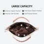 REALER Large Capacity Genuine Real leather Ladies Hand Bags Fashion Snake Pattern Shoulder Purses Brand Women Handbags 2023