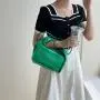 Summer new female fashion creativity woven handbag trend solid color shoulder cross-body bag personality retro small square bag