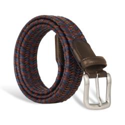 Factory direct braided leather belt handmade men woven leather belt for men