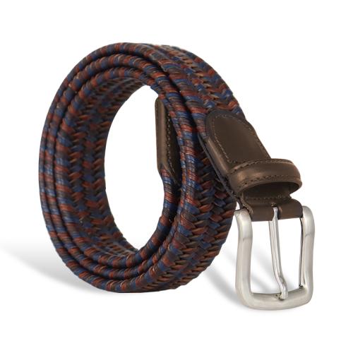 Factory direct braided leather belt handmade men woven leather belt for men