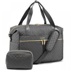 LOVEVOOK Wholesale 2pcs Weekender handBag with Toiletry Pouch Overnight Bag Travel accessories Tote Bag Gym Duffel Bag 2023