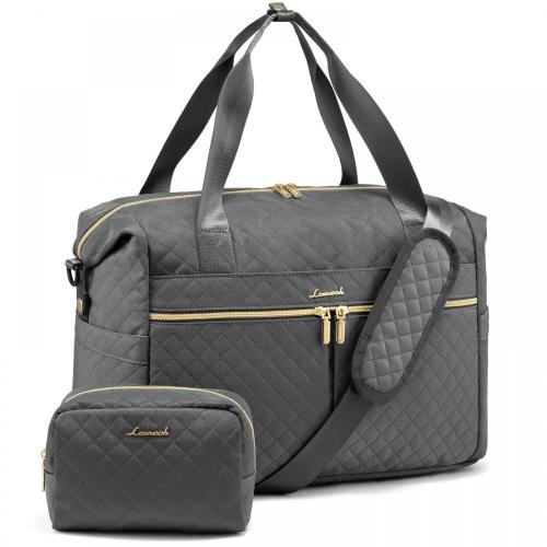 LOVEVOOK Wholesale 2pcs Weekender handBag with Toiletry Pouch Overnight Bag Travel accessories Tote Bag Gym Duffel Bag 2023