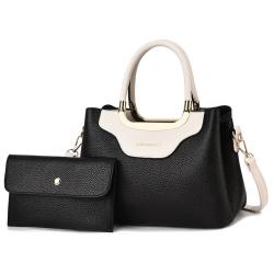 2024 Sequin leather 2 pieces Shoulder bags set luxury designer women's handbags come with a wallet
