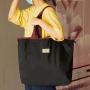 HR443 Large Drawstring Eco-friendly Supermarket Waterproof Shopping Bag Fashionable Shoulder Bag Foldable and Easy To Carry Bag