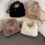 2024 New Fashion Designer Plush Bags Women Handbags Ladies Shoulder Crossbody Bag Versatile Small Chain Messenger bags for Women