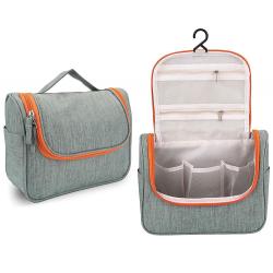 Wholesale Customized Logo Waterproof Travel Hanging Toiletry Cosmetic Organizer Bag