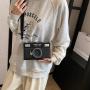Personalized and creative mini camera messenger bag retro versatile crossbody shoulder bag new chain small square bag